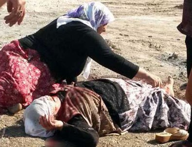 Sokak ortasında kan revan içinde bıraktı