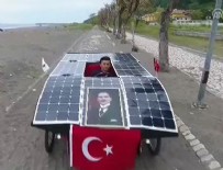 Güneş enerjisiyle çalışan otomobil yaptılar