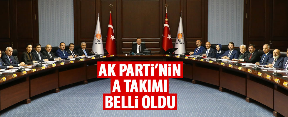 İşte AK Parti'nin yeni MYK üyeleri