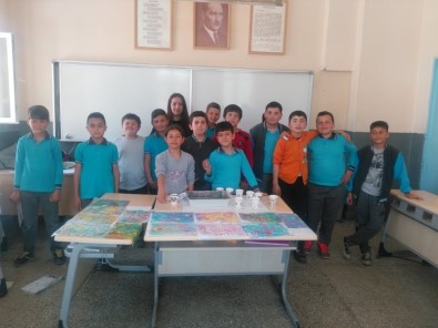 Balyalı Öğrenciler Ebru Sanatı İle Tanıştı