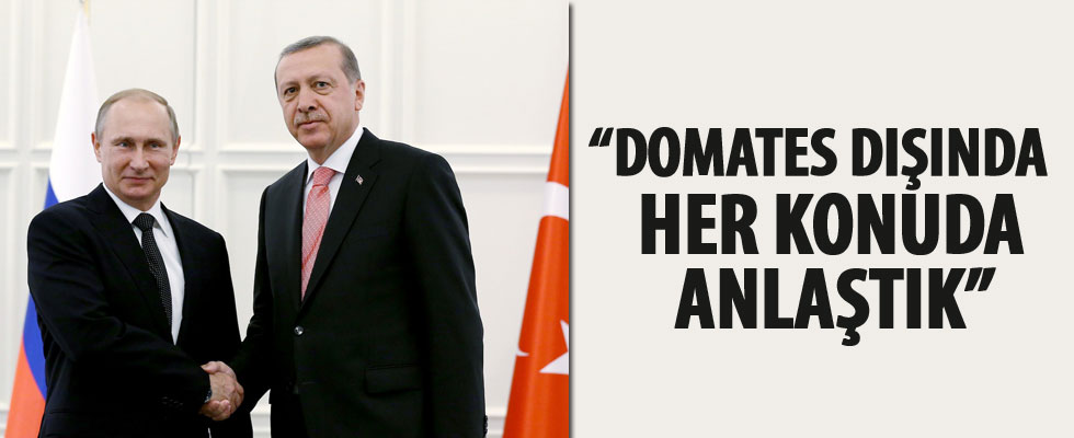 Erdoğan-Putin görüşmesi sonrası ortak açıklama