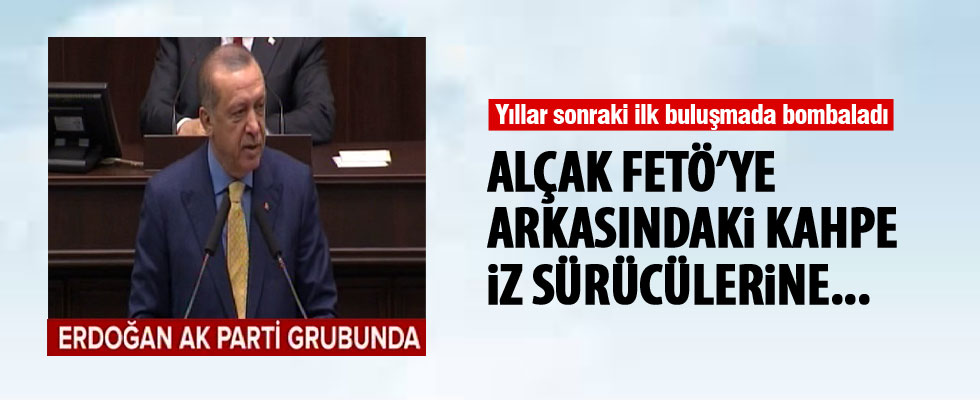 Cumhurbaşkanı Erdoğan'ın AK Parti grubu konuşması