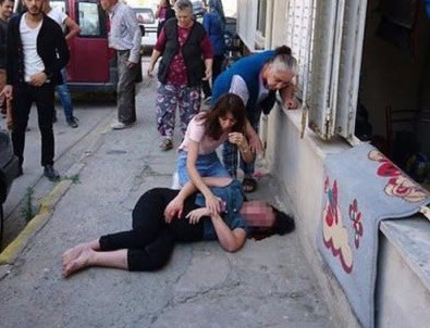 Hamile kadın 3'üncü kattan atladı