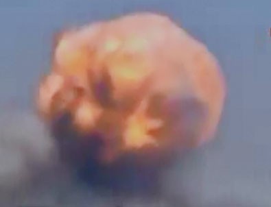 Kabil'deki patlama anı kamerada