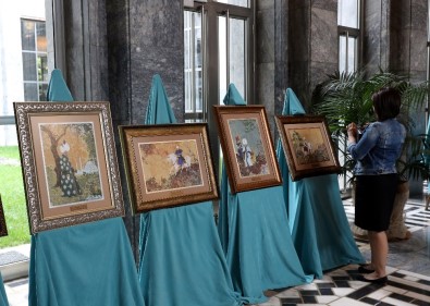 TBMM'de 'Osmanlı Padişahları Ebru Ve Minyatür Sergisi' Açıldı