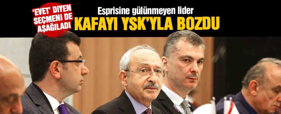 Kılıçdaroğlu'ndan YSK esprisi