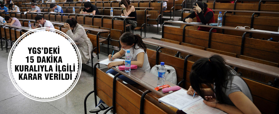 ÖSYM'den YGS'ye geç kalanlar için karar