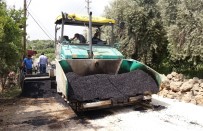 Erdemli'de Sıcak Asfalt Çalışmaları Devam Ediyor