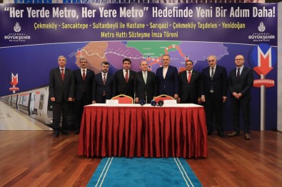 İstanbul'a Yeni Metro İçin İmzaları Atıldı