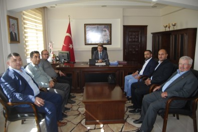 MHP İlçe Yönetiminden Malkara Kaymakamı Erkan Karahan'a Ziyaret