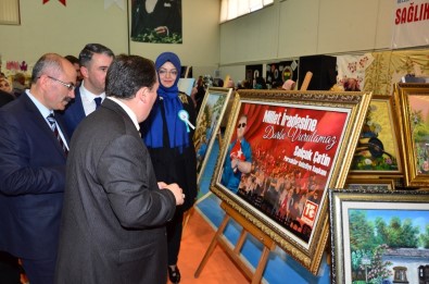 Pursaklar'da 8. El Sanatları Sergisi Açıldı