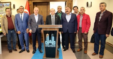 AK Parti İstanbul Milletvekili Burhan Kuzu Başkan Sekmen'i Ziyaret Etti
