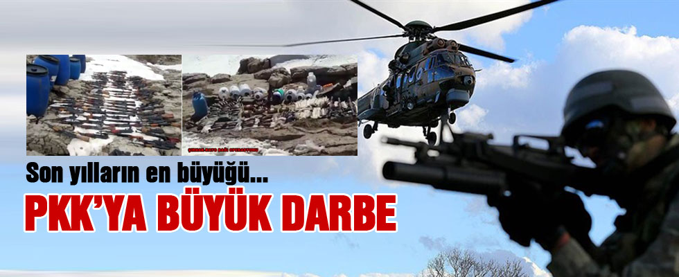 Terör örgütü PKK'ya büyük darbe