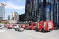 SEYRANTEPE - Maslak'ta Plazada Yangın Paniği