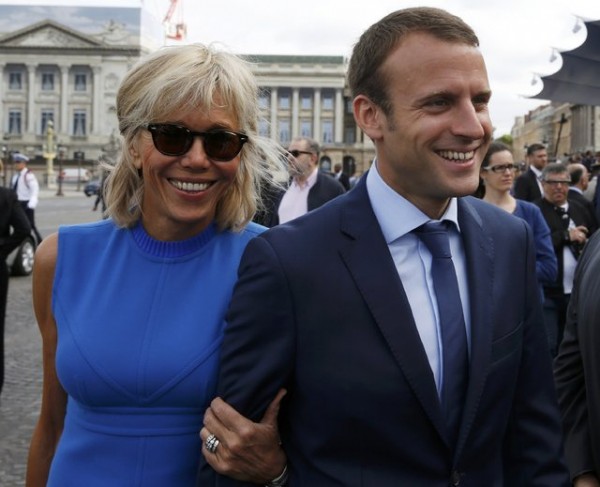 Fransa'nın yeni First Lady'si Brigitte Macron oldu