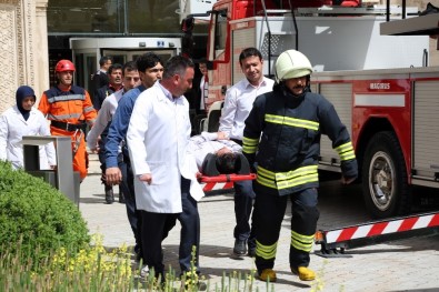 Konya Büyükşehir'den Yangın Tatbikatı