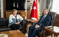Vali Taşyapan, Pascale Moreau'yu Kabul Etti