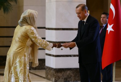 Cumhurbaşkanı Erdoğan, Nijer Büyükelçisi Gazibo'yu Kabul Etti