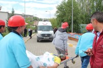 YANGIN TATBİKATI - Oltu Devlet Hastanesi'nde Yangın Tatbikatı