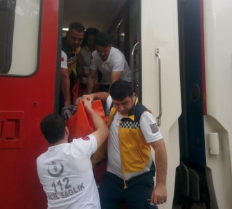 Trende Doğum Yaptı