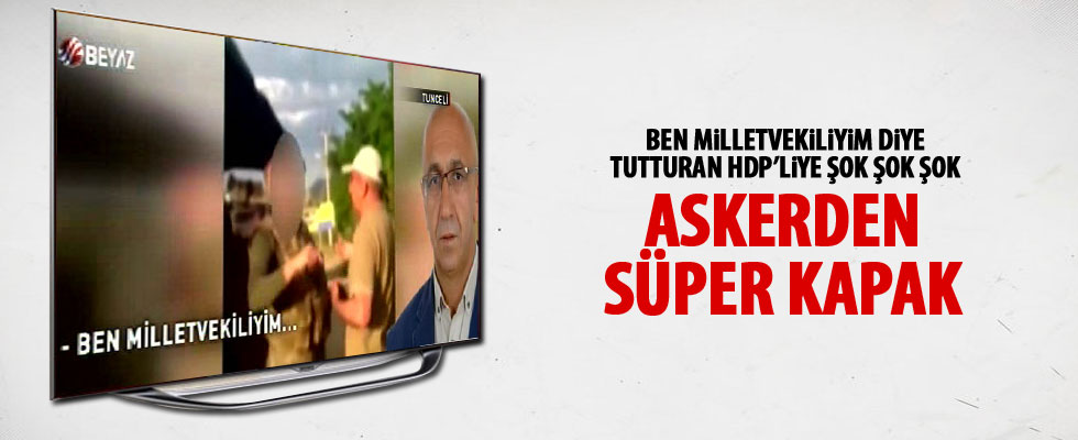 Askerden HDP'li vekile ayar