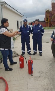Belediye Personeline Yangın Eğitimi