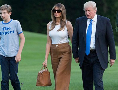 Melania Trump Beyaz Saray'a taşındı