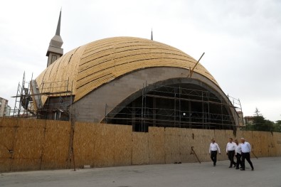 Talas'ın En Farklı Camisinde Çalışmalar Devam Ediyor