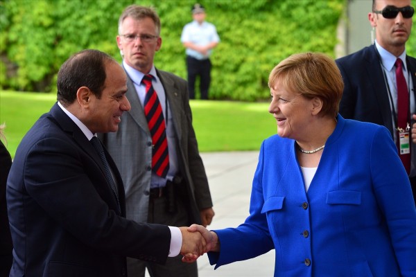 Mısır Cumhurbaşkanı Sisi, Almanya'da