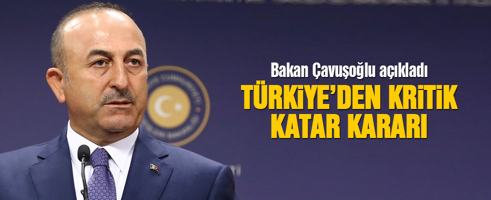 Bakan Çavuşoğlu Katar'a gidiyor