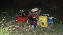 Karaman'da Traktör Dere Yatağına Yuvarlandı Açıklaması 1 Ölü Haberi