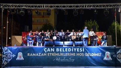 Çan Belediyesi 9'Uncu Ramazan Etkinliklerinde Musiki Ziyafeti