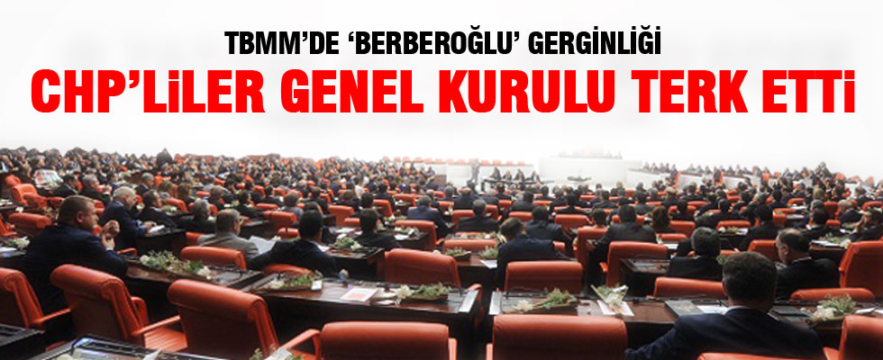 CHP'liler Meclis Genel Kurulu'nu terk etti
