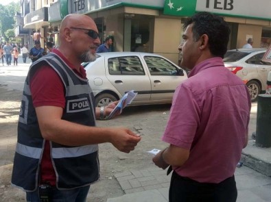 Polis Ve Zabıtadan Broşürlü 'Dilenci' Uyarısı