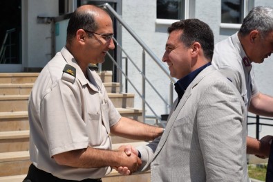 Başkan Bakıcı, İlçe Jandarma Komutanlığı'nı Ziyaret Etti