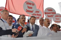 SİNCAN CEZAEVİ - Büro Memur-Sen Sincan Cezaevi Önünde Nöbette