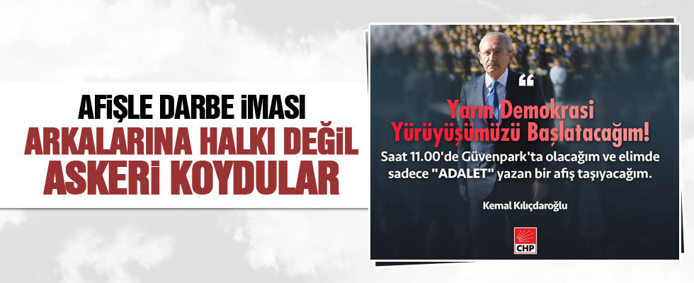 CHP'den tartışma yaratan afiş