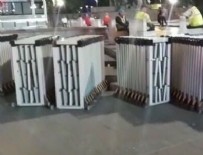 ŞIRIN PAYZıN - Ankara'daki Güvenpark'a bariyerler getirildi