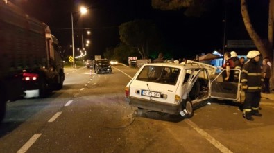 Ünye'de Trafik Kazası Açıklaması 4 Yaralı