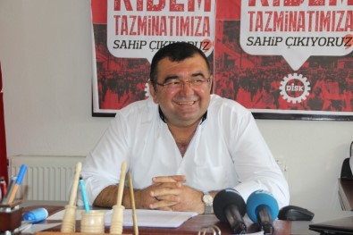 DİSK Kayseri Bölge Temsilcisi Cumali Sağlam Açıklaması