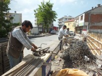 İNŞAAT İŞÇİLERİ - Malazgirt'te İnşaat İşçilerinin Zorlu Ramazan Mesaisi