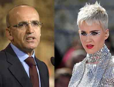 Mehmet Şimşek'ten Katy Perry'li tweet