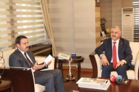 AHMED-I HANI - Ulaştırma Bakanı Arslan Vali Işın'la Görüştü