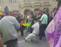 BERLIN - Alman polisine saldıran PKK'lı kendini yerde buldu