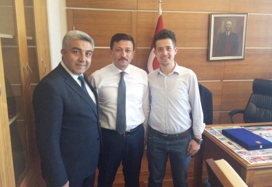 Başkan Fatih Çalışkan'dan Milletvekili Hamza Dağ'a Tebrik Ziyareti