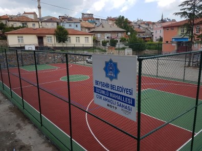 Beyşehir Belediyesinden Okul Bahçelerine Spor Kompleksi