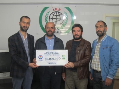 Erzurum Eğitim Bir Sen'den Anlamlı Yardım