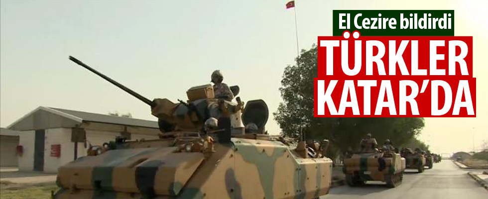 Türk birlikler Katar'da