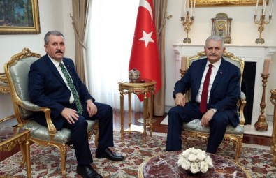 Başbakan Yıldırım, BBP Genel Başkanı Destici'yi Kabul Etti