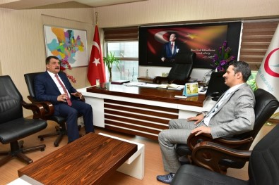 Başkan Gürkan, İl Sağlık Müdürü Duran İle İstişarelerde Bulundu
